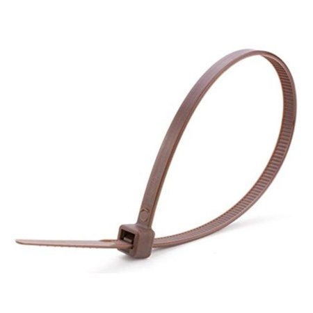 GIZMO 11.1 in. Cable Tie - Brown; 50 lbs GI1116654
